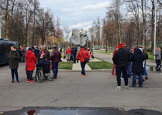 Председатель РФСО "СПАРТАК" и болельщики почтили память жертв трагедии 20 октября