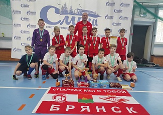 Спартаковские юниоры - победители междугороднего турнира в Брянске